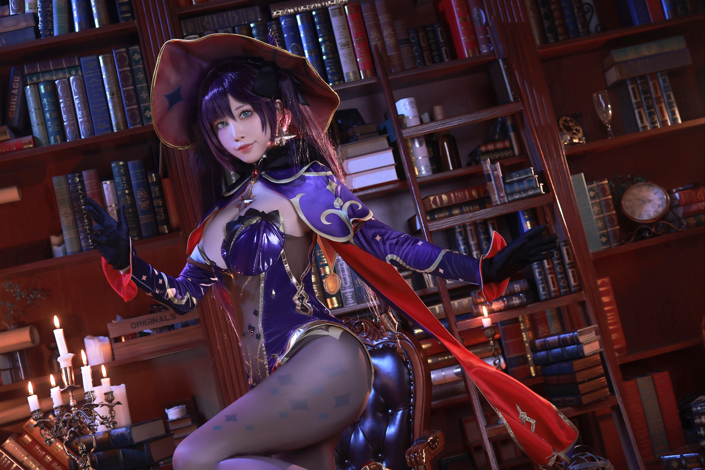图片[1]-水淼Aqua – NO.121 原神莫娜 [75P]-XikXak